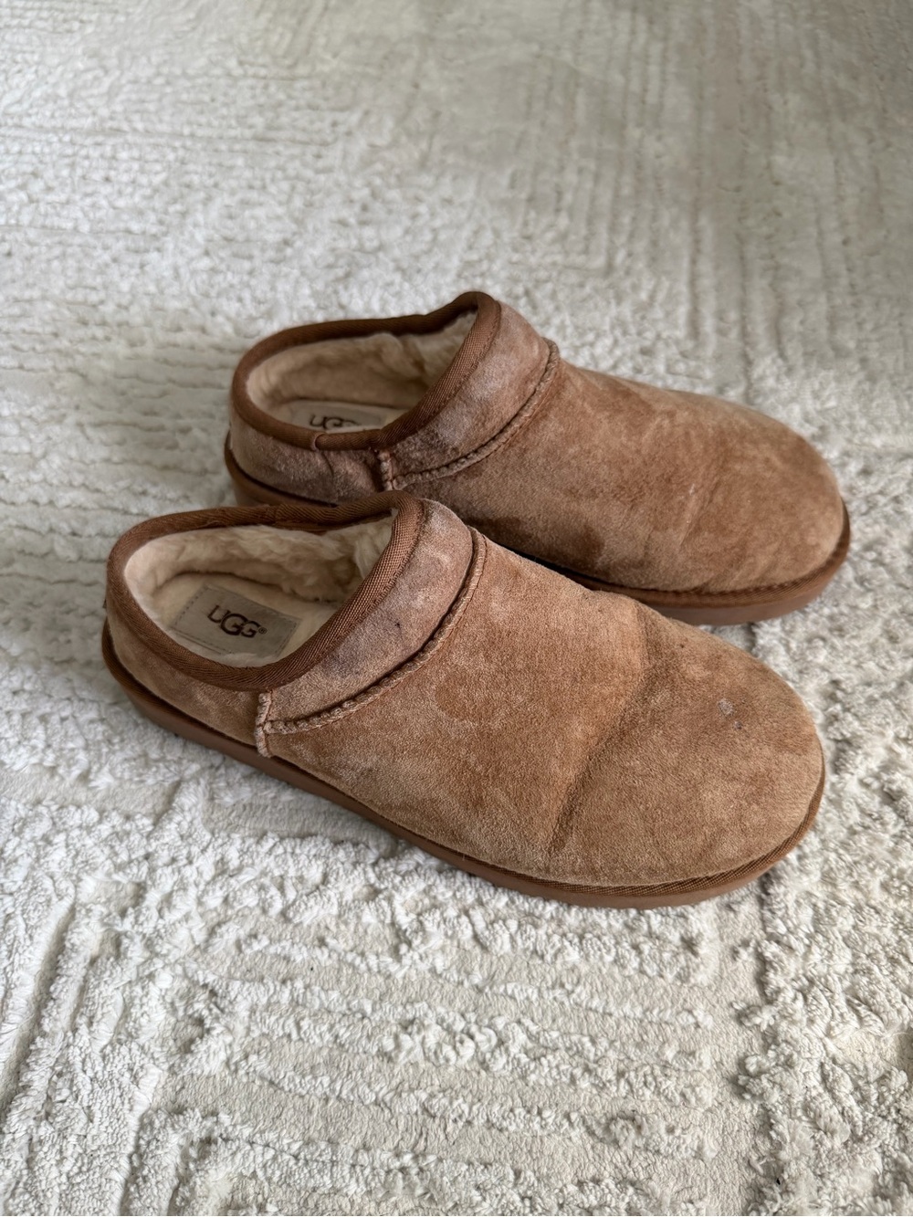 UGG Chestnut Tasman Suede Slip-On Slipper